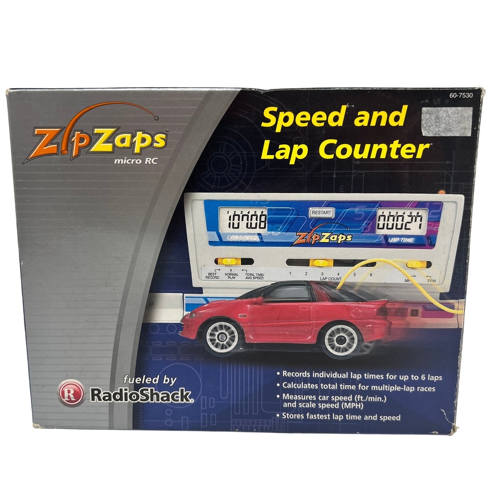 RadioShack ZipZaps Speed Lap Counter 60-7530 600-7530 Vtg 2003 for Micro RC Car